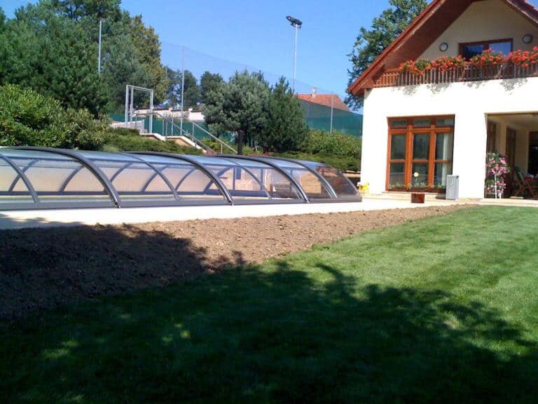 Landscaping works in the surrounding