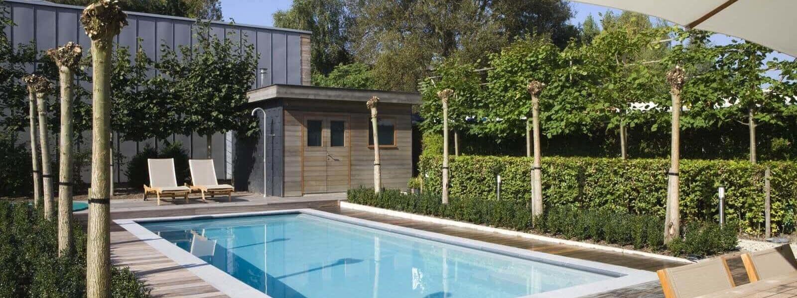 Pool with Poolhouse