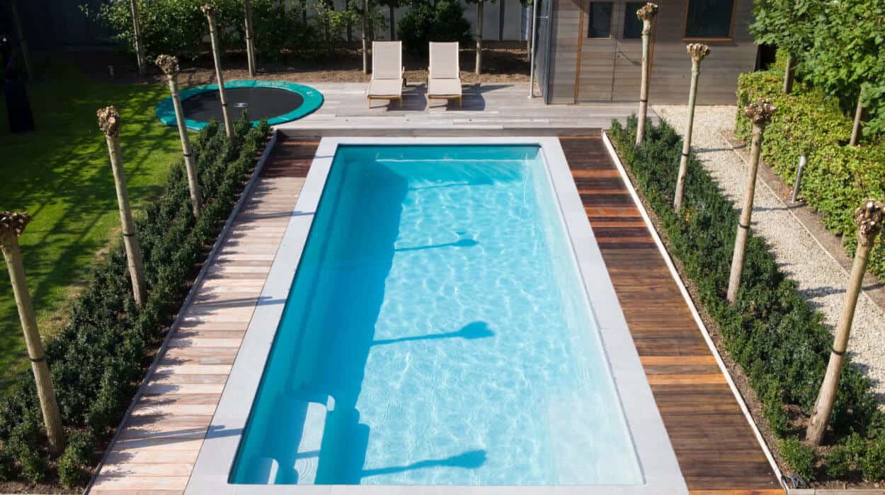 Outdoor Pool with Deck