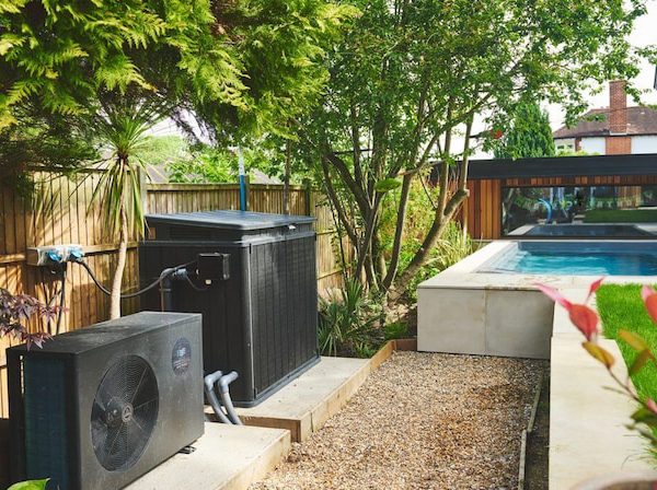 Poolside water conditioning system