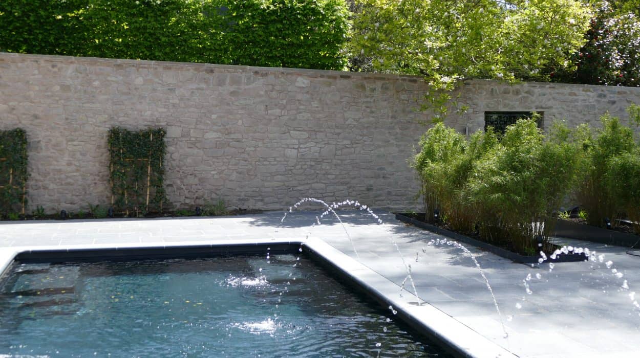 Architect designed pool wales