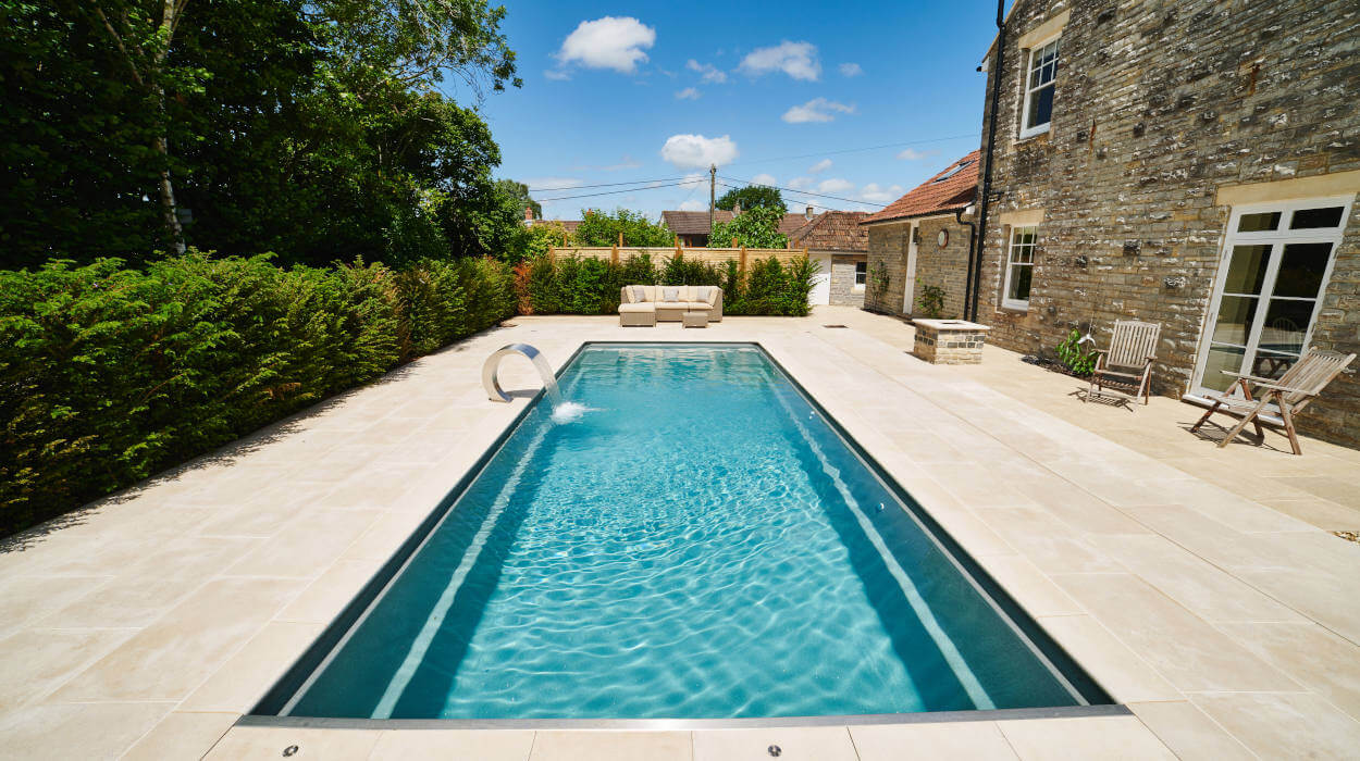 Tranquil Outdoor XL-Trainer Pool in Wells Somerset Case Study Gallery Image 4