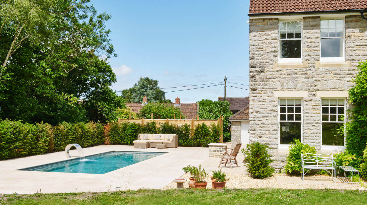 Tranquil Outdoor XL-Trainer Pool in Wells Somerset Case Study Gallery Image 5