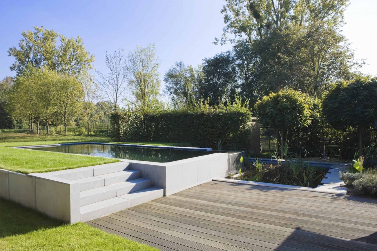 Natural Swimming Pool Outside