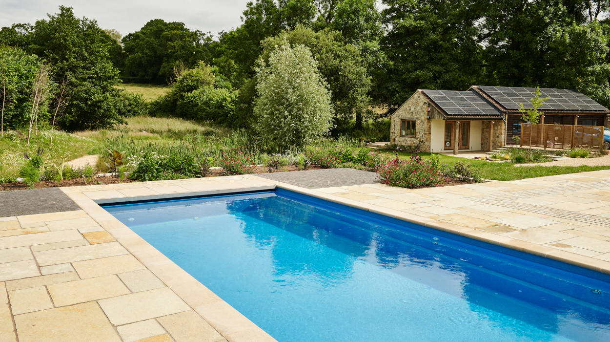 XL Java Outdoor Pool Installation with Roman End in Somerset Gallery image 7